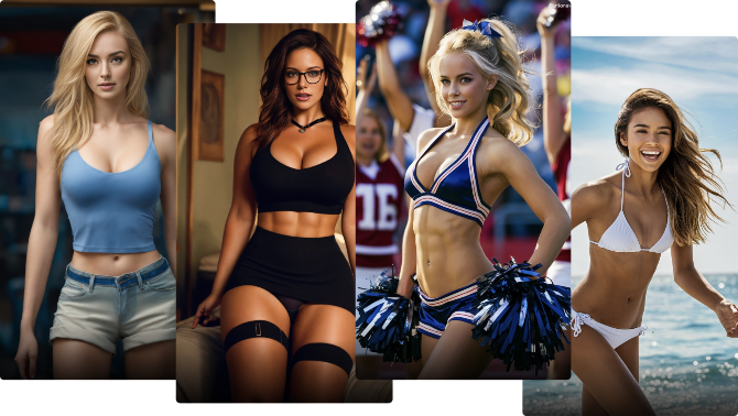 Deepfake Your Image with Cheerleader's Outfit